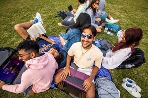 Students on Quad
